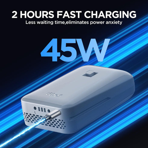LiTHELi 2.0Ah 45W U20 Portable Charger Lithium Batteries Max Power Bank, Suit for All Power Tools and Outdoor Power