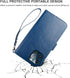 Bocasal Detachable Wallet Case for iPhone 13 Pro Max - RFID Blocking Card Slots, Premium PU Leather Magnetic Cover