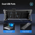 Laptop Cooling Pad, Gaming Laptop Cooler with 6 Quiet Fans, Fits 12-17 Inch Laptop, USB Powered, 7 Adjustable Height