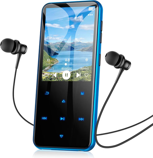 AGPTEK 64GB MP3 Player with Bluetooth, M3 2.4 inch Music Player with Speaker