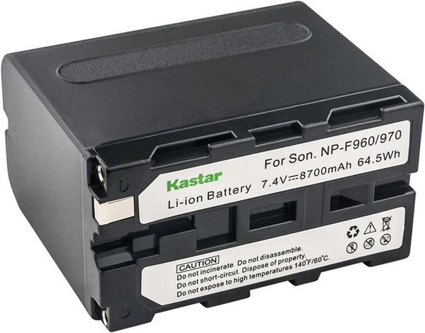 Kastar Replacement Battery for Sony DCM-M1, NP-F960, NP-F970, NP-F975, NP-F950, NP-F930