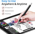 Capacitive Stylus Pen (4 Pack) - Universal Stylist Pens 2 in 1 Precision Series for iPhone/iPad/Android
