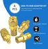 TUOLNK 4PCS SMA to SMB Radio Antenna Coax Adapter, SMA Male/Female to SMB Male/Female Coax Connector