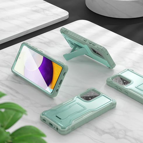 ExoGuard for Samsung Galaxy A52 Case - Rubber Shockproof Full-Body Cover with Screen Protector