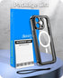 Beeasy Waterproof Case for iPhone 15 Pro, 360 Degree Outdoor Protective Case with Screen Protector, Black