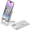 Itramax Phone Stand for Desk,Foldable Phone Desktop Holder,Portable Adjustable iPhone Nightstand Recording Stand