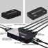 Wonlyus 4x1 4K@60Hz 3.5mm 3D, 1080P @120Hz, 4Kx2k @60Hz HDMI Switch with Audio Extractor, Ultra HD HDMI Switcher