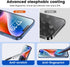 iPhone 14 Screen Protector 4 Pack with 2 Camera Lens Protectors, 9H Hardness, Drop Protection, Easy Install, HD Clear.