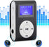 GOWENIC Mp3 1.8Inch Mp3 Mp3 3.5Mm Portable Player, Lcd Screen Mini Digital Music Player Metal Mini Clip Support Memory
