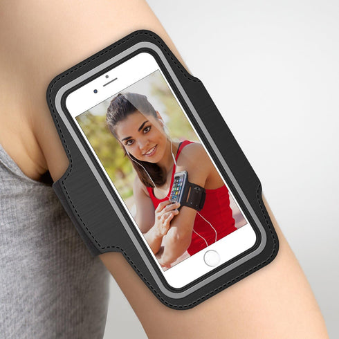 MMOBIEL Arm Phone Holder for Running - Compatible with iPhone 15/14/13 Mini/12 Mini/SE 2020/8/7/6