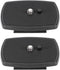 35mm Tripod Quick Release Plate Adapter for Sunpak 7000TM 7001TM 6400UT 8001UT (Pack of 2)