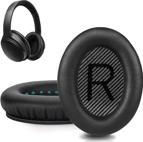 QC25 Ear Pads Cushions Replacement Compatible with Bose QC15 / QC25 / QC35 & 35 ii / QC2 / AE2 / AE2i / AE2W /