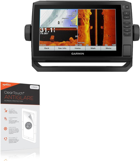 BoxWave Screen Protector for Garmin echoMAP Plus 93sv, ClearTouch Anti-Glare (2-Pack)