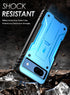 Poetic Revolution Case for Google Pixel 8A 5G, Blue, Full Body Rugged, 20FT Drop Tested, Kickstand, Built-in Screen
