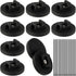 Magnetic Zip Tie Mount Wire Cable Holder, Include 10 Pcs 43mm Magnetic