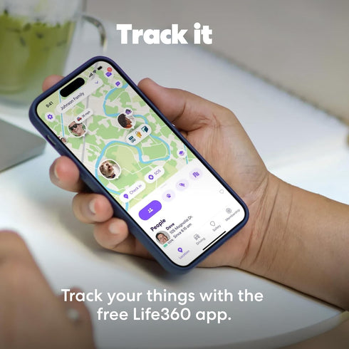 Life360 Pack 2-Pack Tile Starter - Bluetooth Trackers and Item Finders for Keys, Wallets & More. Both iOS and Android