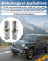 Wujexuhe 3 SO-239 3/8 24 1/2" Pcs Universal Heavy Duty CB Antenna Stud Mount Adapter with Stud Mount Fit for x Threads