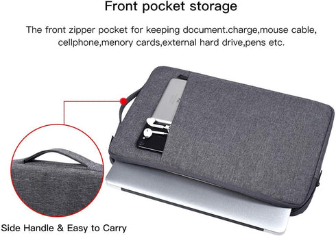 17 17.3 Inch Waterproof Laptop Case - Carrying Bag for HP ENVY 17, Acer Predator 17, Dell Inspiron 17