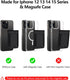 2-in-1 17/16/15/14 Max/14 Pro/14/14 Plus/13/12 9 ExtreLife Magsafe Wallet, Adjustable Stand and Open ID Window