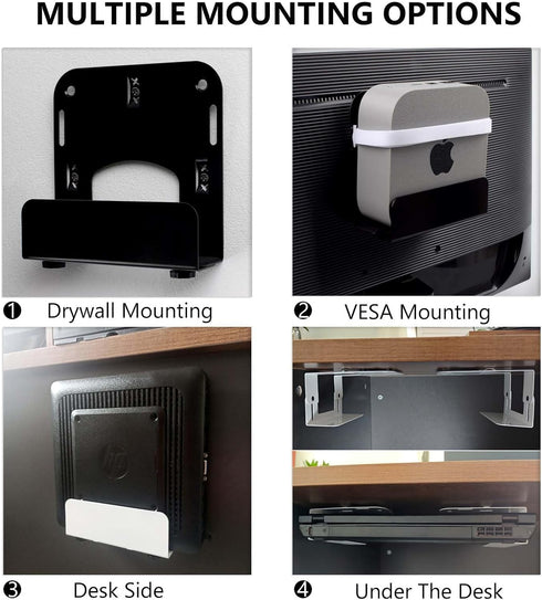 Gmailmall Cable Box Mount Modem Adjustable Wall Mount for Most Narrow Media Players Compatible with Roku, Router, Fire