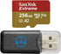 SanDisk Extreme 256GB Micro SD Card for GoPro - Works with Hero 9 Black, UHS-1 U3 / V30 A2 4K Class 10 Bundle