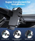 MOKPR Universal Air Vent Clip for Wireless Car Charger & Mount, Ultra Strong Anti-Shake Grip for Phone Holders