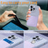 Silicone Wallet Phone Case for iPhone 15 Pro 6.1 Inch with Credit Card Holder Pocket, Full-Body Bumper Protection