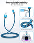 Aioneus 3ft iPhone Charger Cord 3-Pack, MFi Certified Lightning Cable, Fast Charging, Nylon Braided, Compatible with