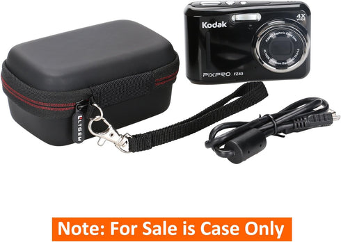 LTGEM Camera Case for Kodak PIXPRO Friendly Zoom FZ41/FZ43/FZ45/FZ53/FZ55 Digital Camera - Storage Travel Protective Bag