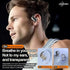 Open Ear Headphones Bluetooth 5.4, Wireless Earbuds with Mic, 50hrs Playtime, LED Digital Charging Case for Running