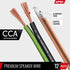 12 AWG Gauge Speaker Wire Cable (30 Feet) for Stereo, Car or Home Theater, CCA