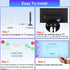 CSUXYD 25DB 2026 (WHITE1) TV Antenna Amplifier Signal Booster, High Gain Powerful Antenna Booster for TV Antennas