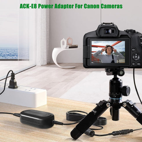Gonine LP-E8 Dummy ACK-E8 T5i T4i T3i T2i 700D 650D 600D 550D Battery and AC Power Adapter Kit for Canon EOS Rebel