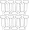 MERRYHAPY 300pcs Sim Ejector Pins Universal Sim Card Removal Tool Mobile Phone
