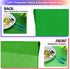 JINSUI 10x10 Green Screen Backdrop ft, Chroma Key Greenscreen Background for Streaming Zoom, Photo Backdrop Curtain