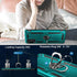 LUMARKE Galaxy A51 4G Case with Screen Protector, Military Grade Protective Phone Cover with Magnetic Ring Kickstand,