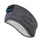 Wireless Bluetooth Sports Headband Headphones, Ultra-Thin HD Stereo for Sleeping, Workout, and Travel (Gray)