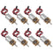 JUZITAO 8PCS Mini N20 Gear Motor DC 3V-6V Slow Speed Full Metal Gearbox