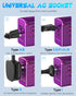 Universal Travel Adapter with 5.8A 3X 3.0A USB-C Ports, 2X 2.4A USB-A Ports, Multi AC Outlet for Worldwide Travel