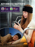 Bluetooth Sleep Headphones with Soft Eye Mask for Side Sleepers - Ideal for Travel, Yoga, Sports, and Housework.