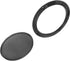 Unifizz 2pcs 7 Inch Metal Glossy Car Audio Speaker Cover Mesh Subwoofer Grill Protector, Black