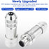 M12 8 Pin Aviation Connector, Male & Female Connector Field Wireable, IP67 Waterproof Straight A Code Shield for Cable