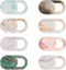JIYIN 8PCS Laptop Camera Cover Slide, Marble Webcam Cover Slide Phone Camera Cover,