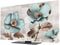 Singingin Blue Broccoli TV Dust Cover 32 Inch, Farmhouse Rustic Floral Retro Brown