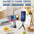 RIHUALS Magnetic Phone Tripod Stand, Foldable Magnetic Pocket Phone Tripod, Aluminum Alloy Mini Portable Cell Phone