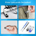 Wooolken 4GB 2 Pack, 2.0 Flash Drive USB Thumb Drives Memory Stick with LED Light and Lanyards for Storage and Backup