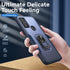 Rugged Protective Case for Moto G Power 2022 & G Pure, Military Grade with Kickstand, Magnetic Ring, Navy