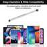 High Precision Stylus Pens with Pen Slot for Touch Screens, Universal Capacitive Stylus for iPad, iPhone, Tablets,