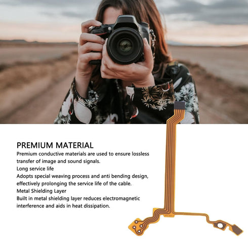 17 35mm Lens Aperture Cable, Replacement Cable for AT X to Camera, Durability Enhanced with Anti Bending Feature