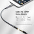 USB-C to 3.5mm Female Headphone Jack Adapter - USB Type C to AUX Audio Dongle for Samsung Galaxy S21, S20 Ultra, Note